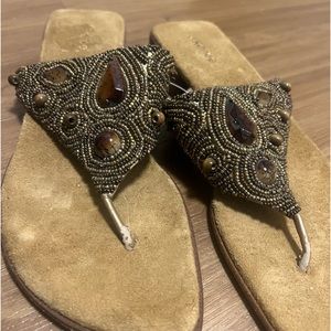 J Renee embellished gem shoes like new size 9